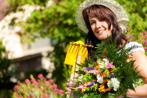 Local garden waste being separated for borough recycling streams