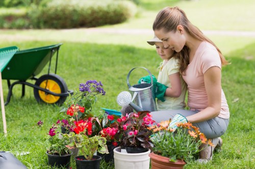 Low-carbon van used for sustainable gardening collections