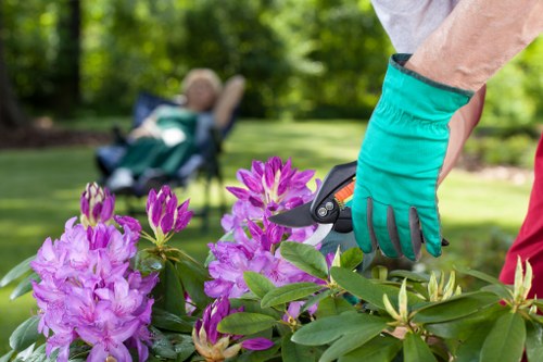 Trusted local gardeners improving an outdoor space in Ickenham